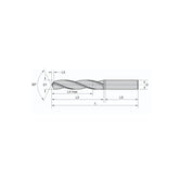 Solid carbide VBT, high metal removal rate with 3-edge bit, 3XD, Internal Coolant  D9.3~13.1 - Makotools Industrial Supply Tools for Metal Cutting